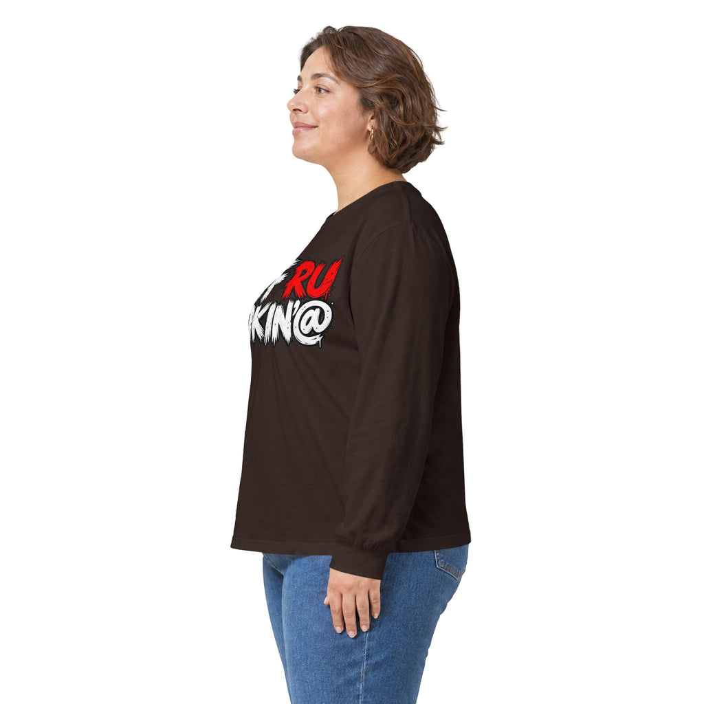 WTF RU LOOKIN AT - Unisex Ultra Cotton Long Sleeve Tee