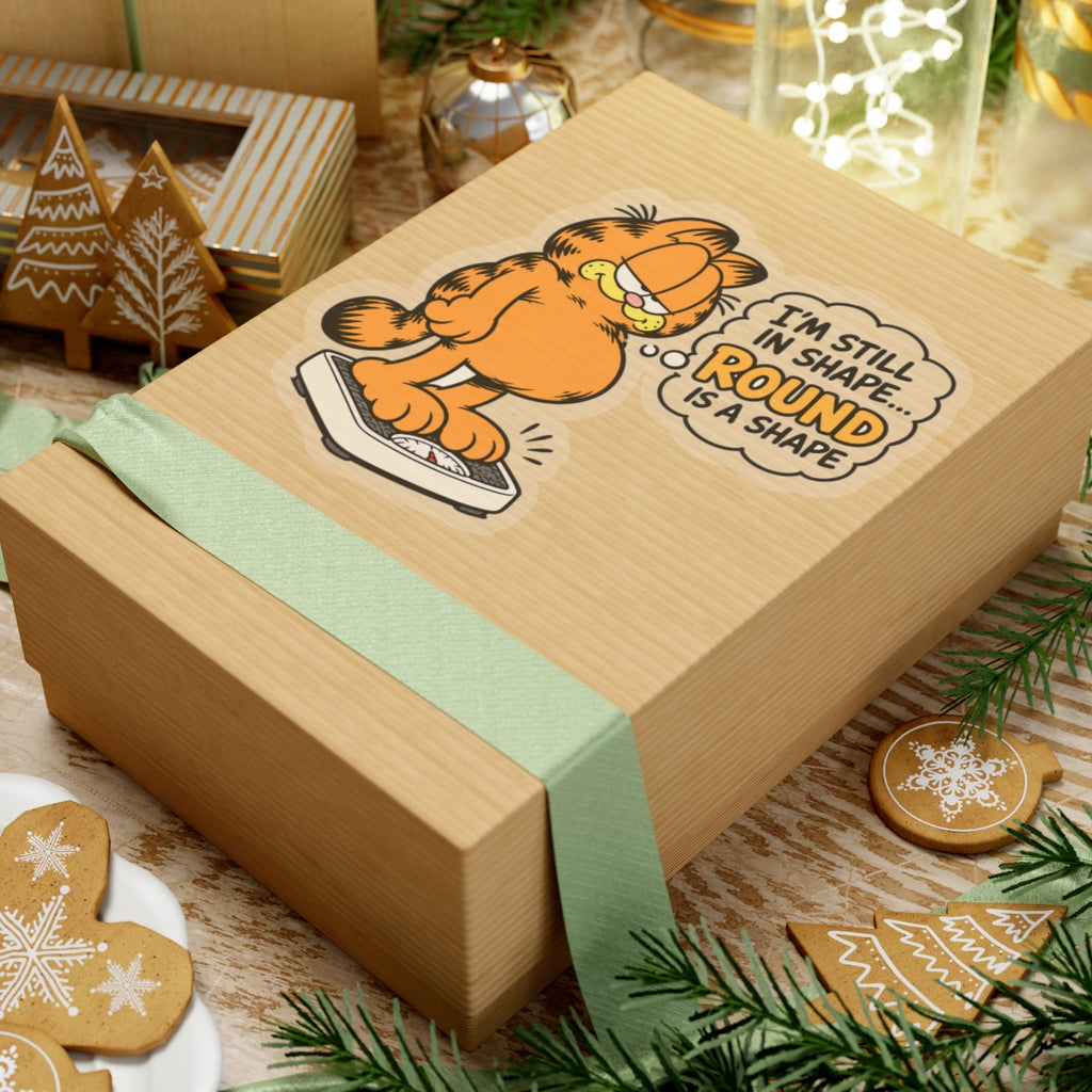 Round Shape Garfield - Kiss-Cut Sticker