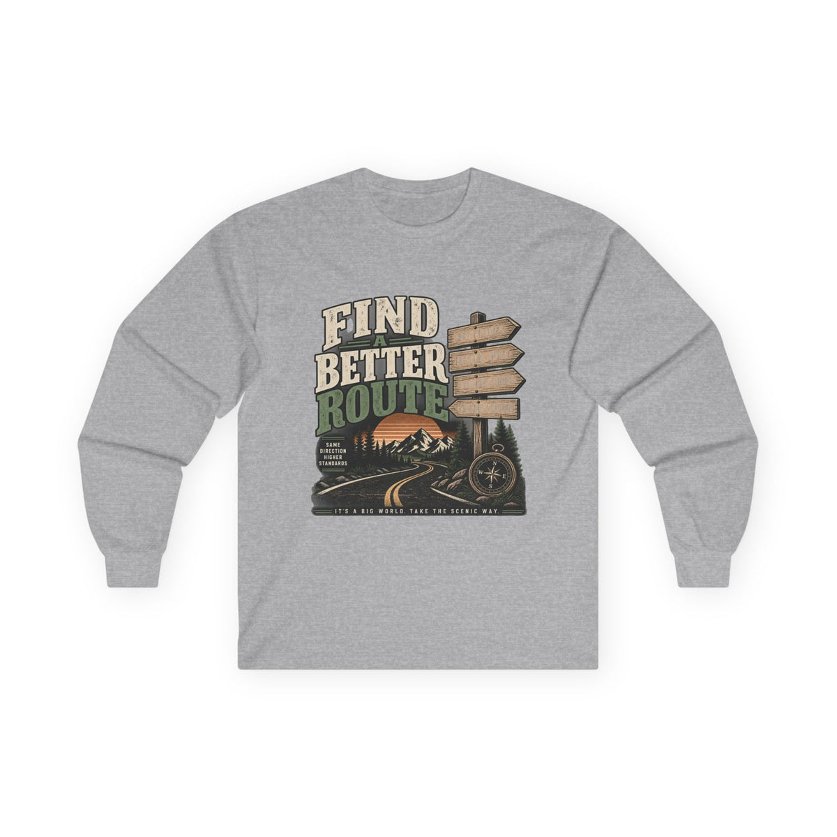 Find A Better Route - Unisex Ultra Cotton Long Sleeve Tee