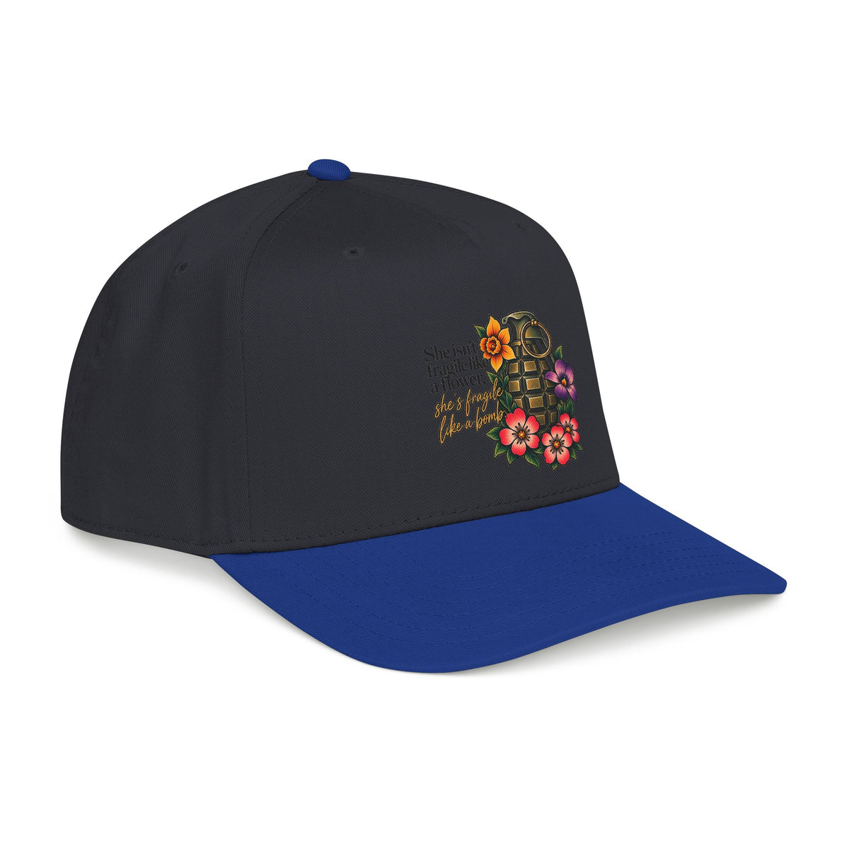 Fragile Like a Bomb - Floral Grenade - OTTO Baseball Hat