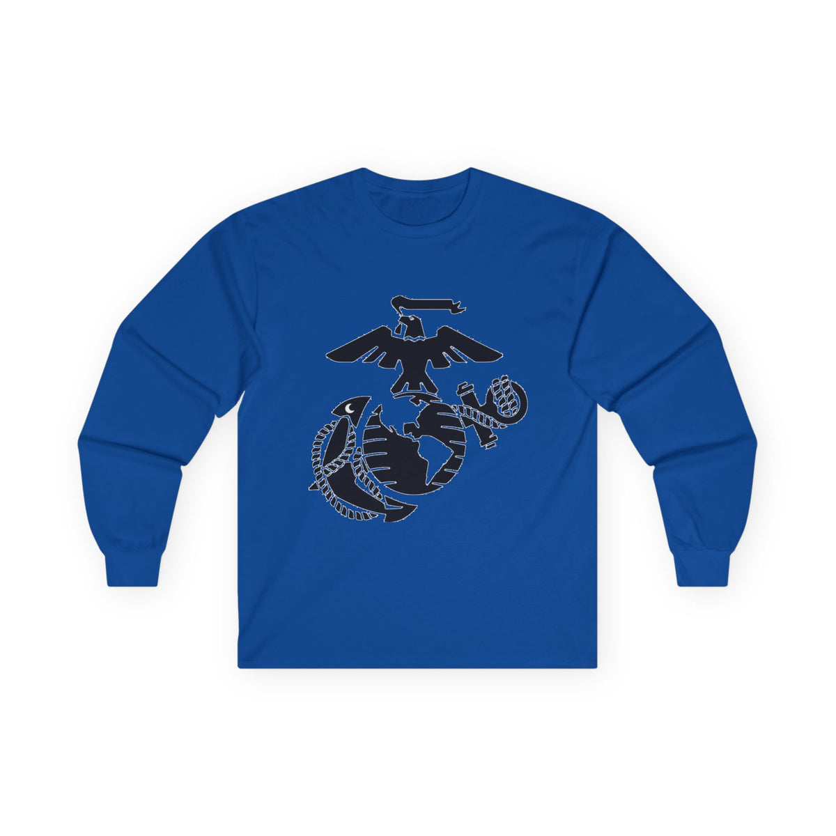 Eagle, Globe & Anchor Emblem - Unisex Ultra Cotton Long Sleeve Tee