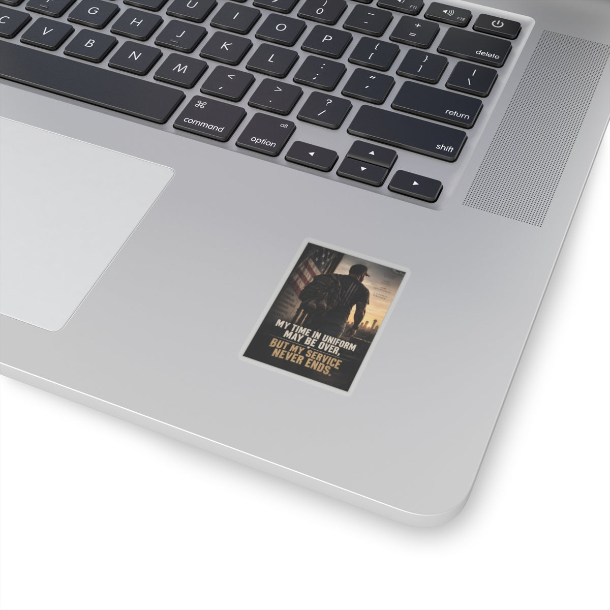 Service Never Ends - Kiss-Cut Sticker
