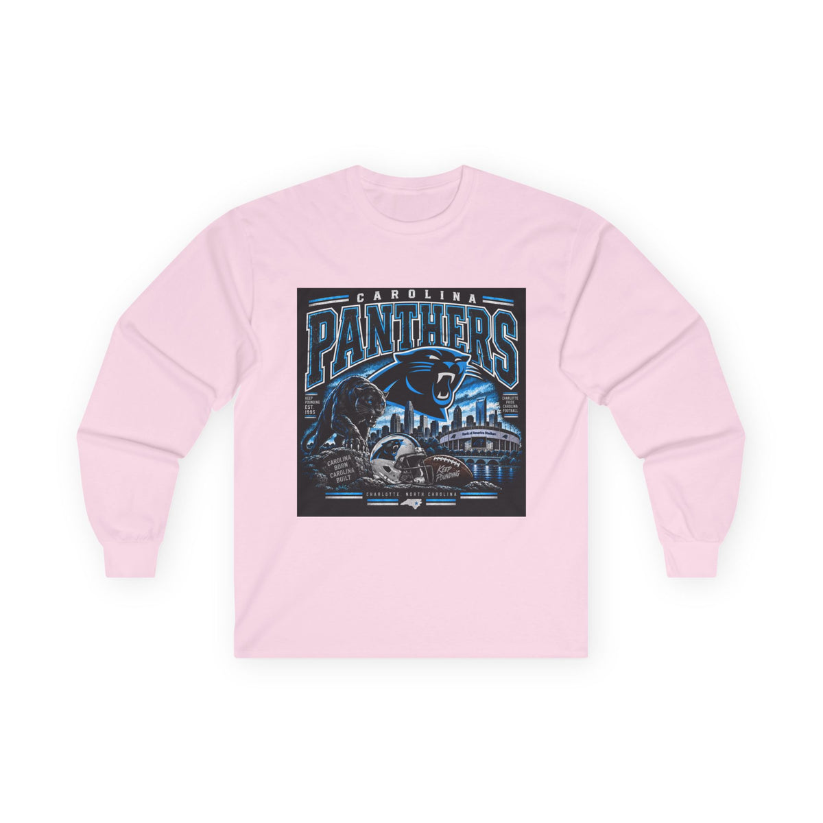 Carolina Panthers Keep Pounding - Unisex Ultra Cotton Long Sleeve Tee