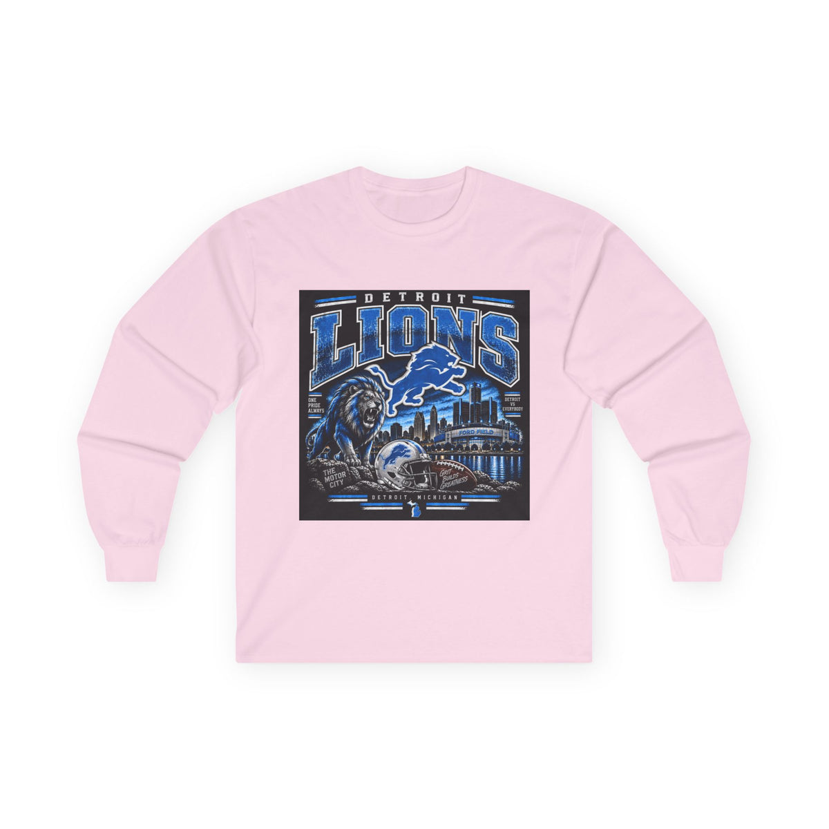 Detroit Lions Grit - Unisex Ultra Cotton Long Sleeve Tee