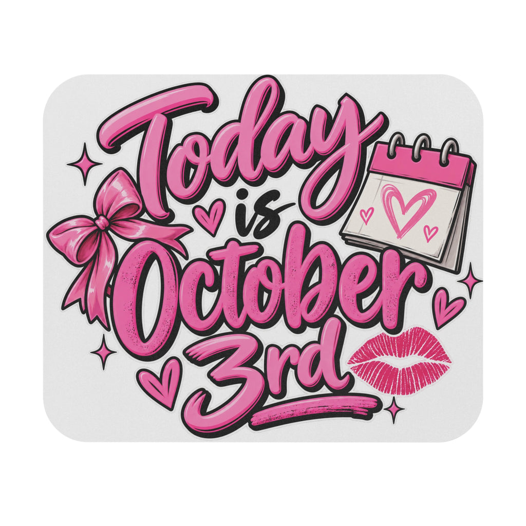 Today Is October 3rd - Mouse Pad