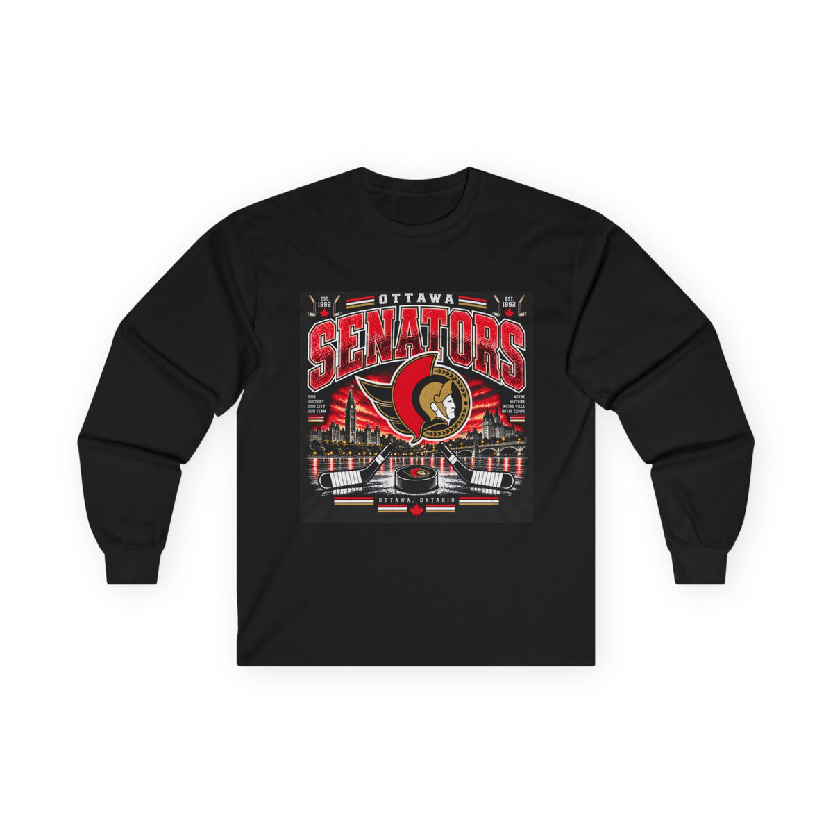 Ottawa Senators Est 1992 - Unisex Ultra Cotton Long Sleeve Tee