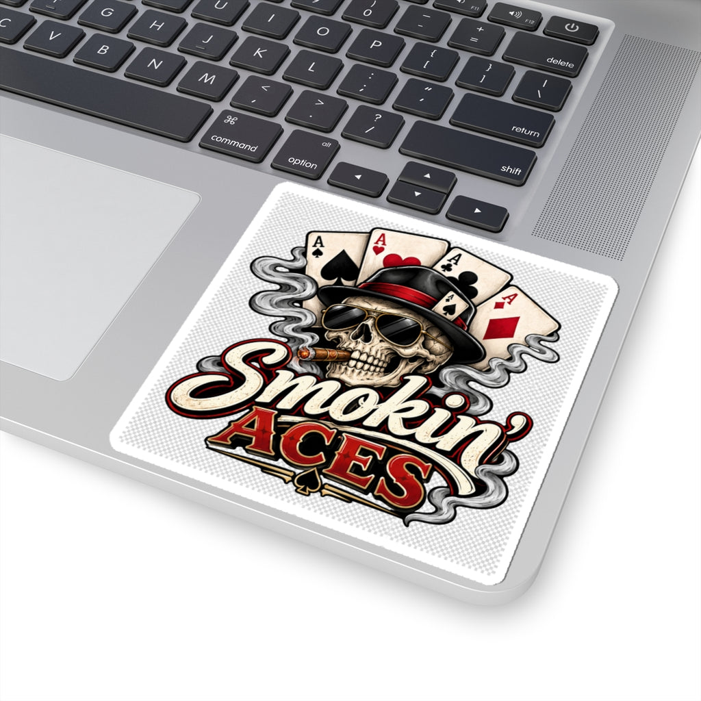Smokin' Aces - Kiss-Cut Sticker