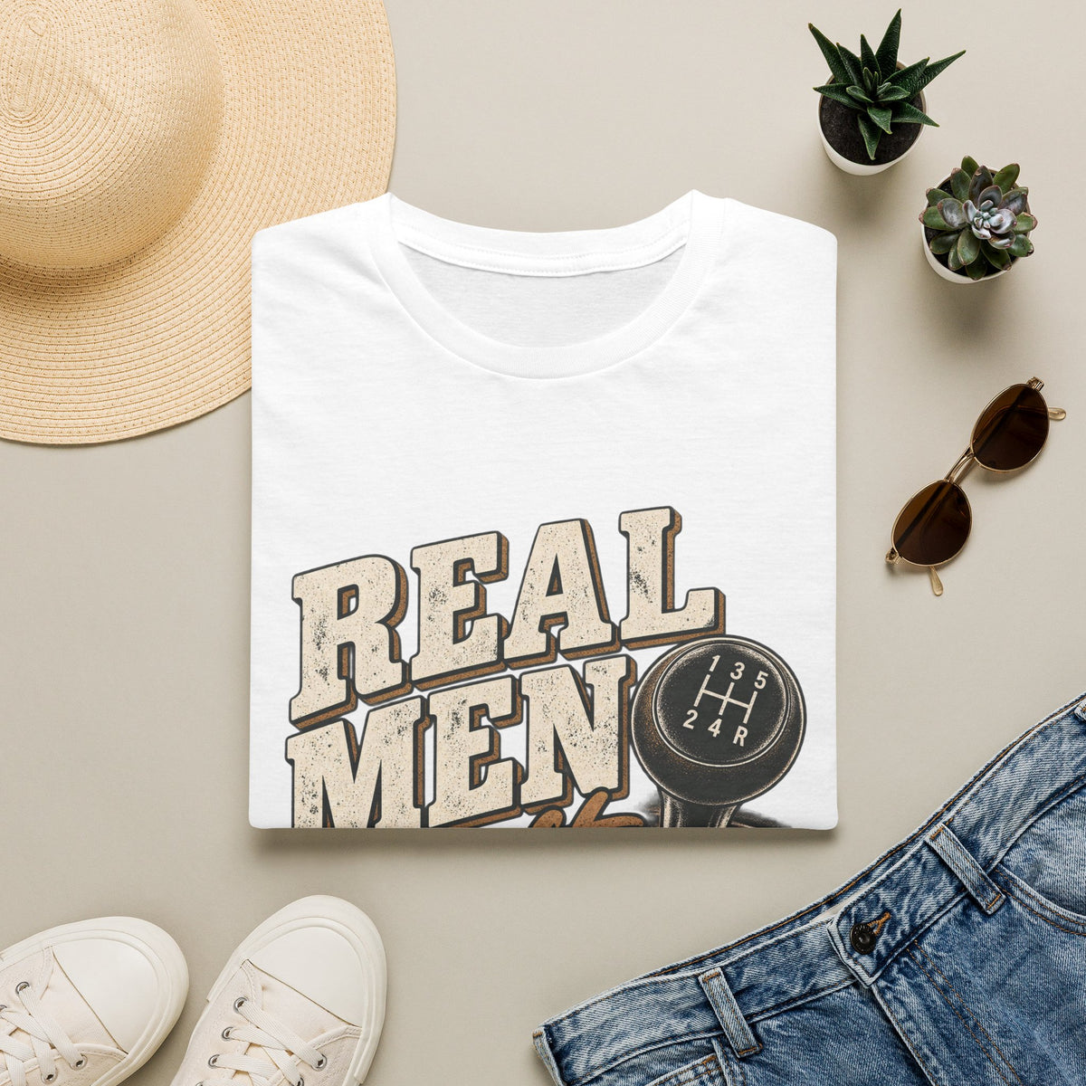Real Men Shift - Classic Tee