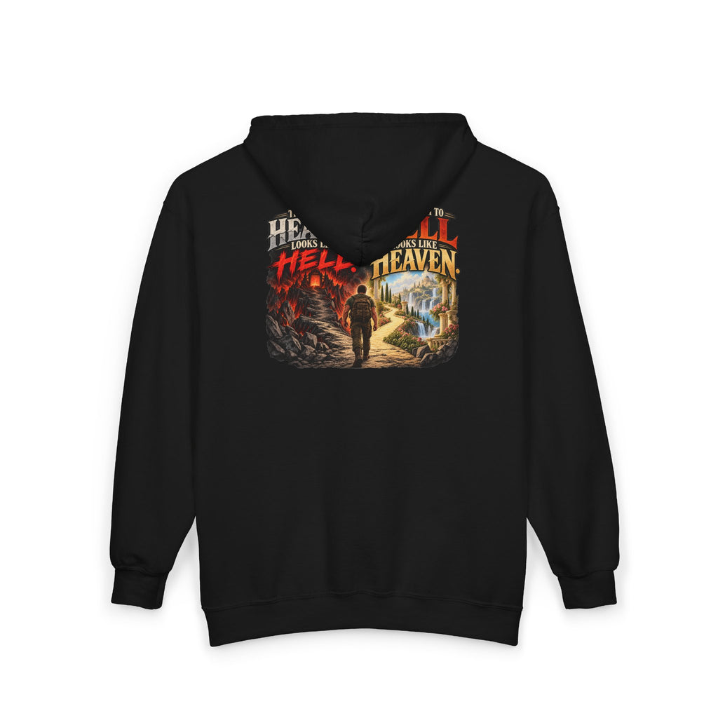 Path To Heaven Path To Hell - Full-Zip Hooded Sweatshirt
