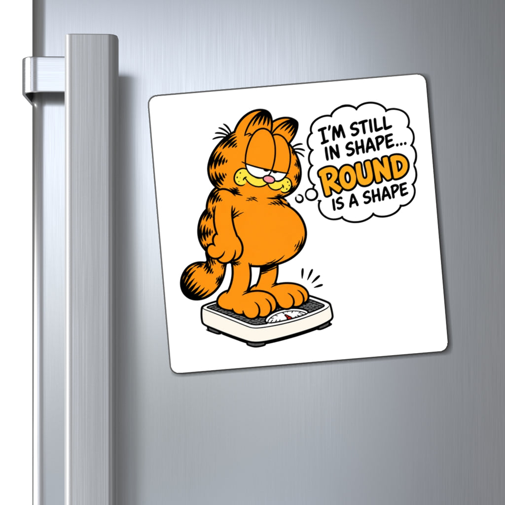 Round Shape Garfield - Magnet