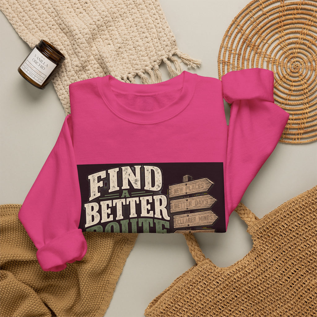 Find A Better Route - Crewneck Sweatshirt