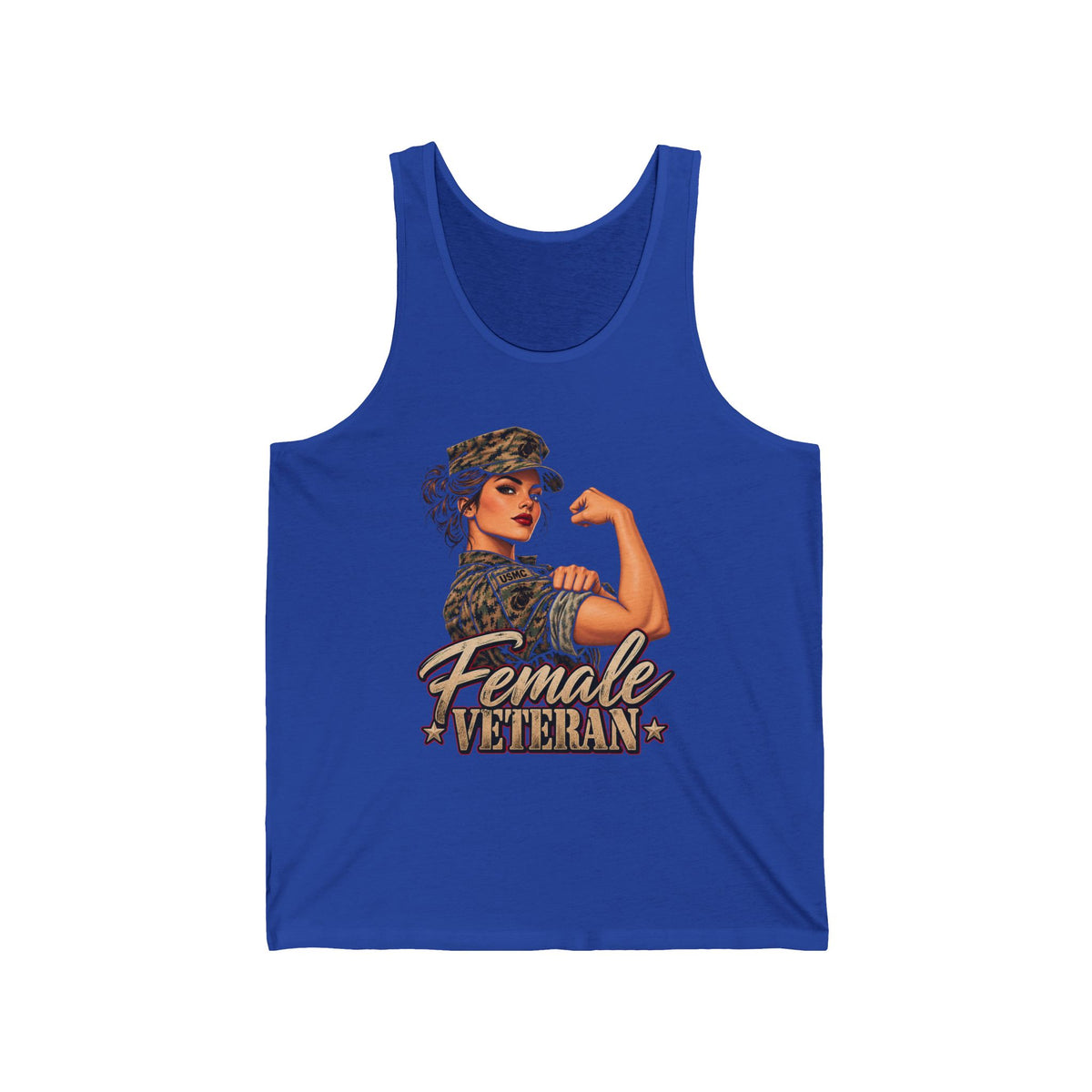 Female Veteran Pride - Athletic Tank