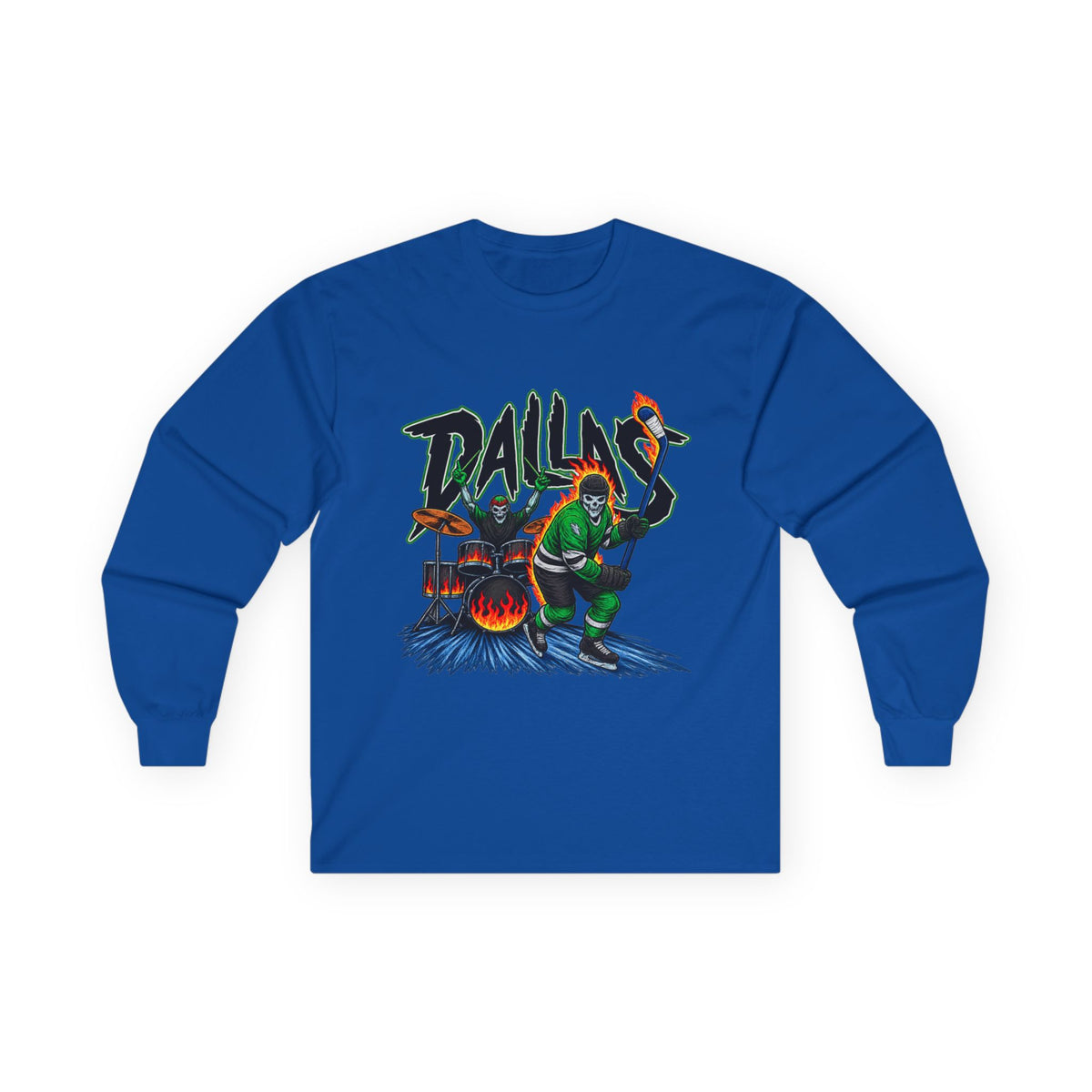 Dallas Stars Skeleton - Unisex Ultra Cotton Long Sleeve Tee