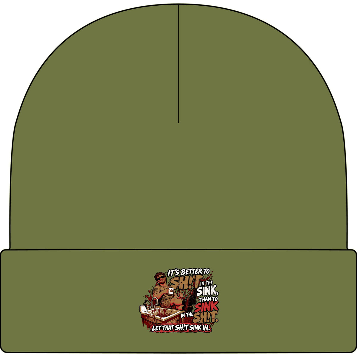 Let That Shit Sink In - AS Colour 1107 Cuff Beanie