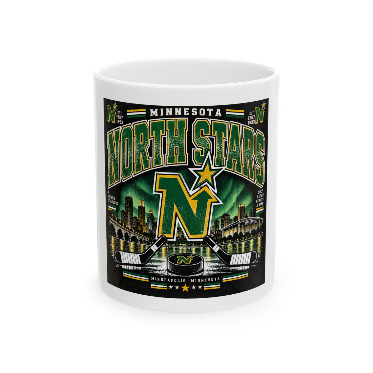 Minnesota North Stars Classic - Ceramic Mug 11oz and 15oz