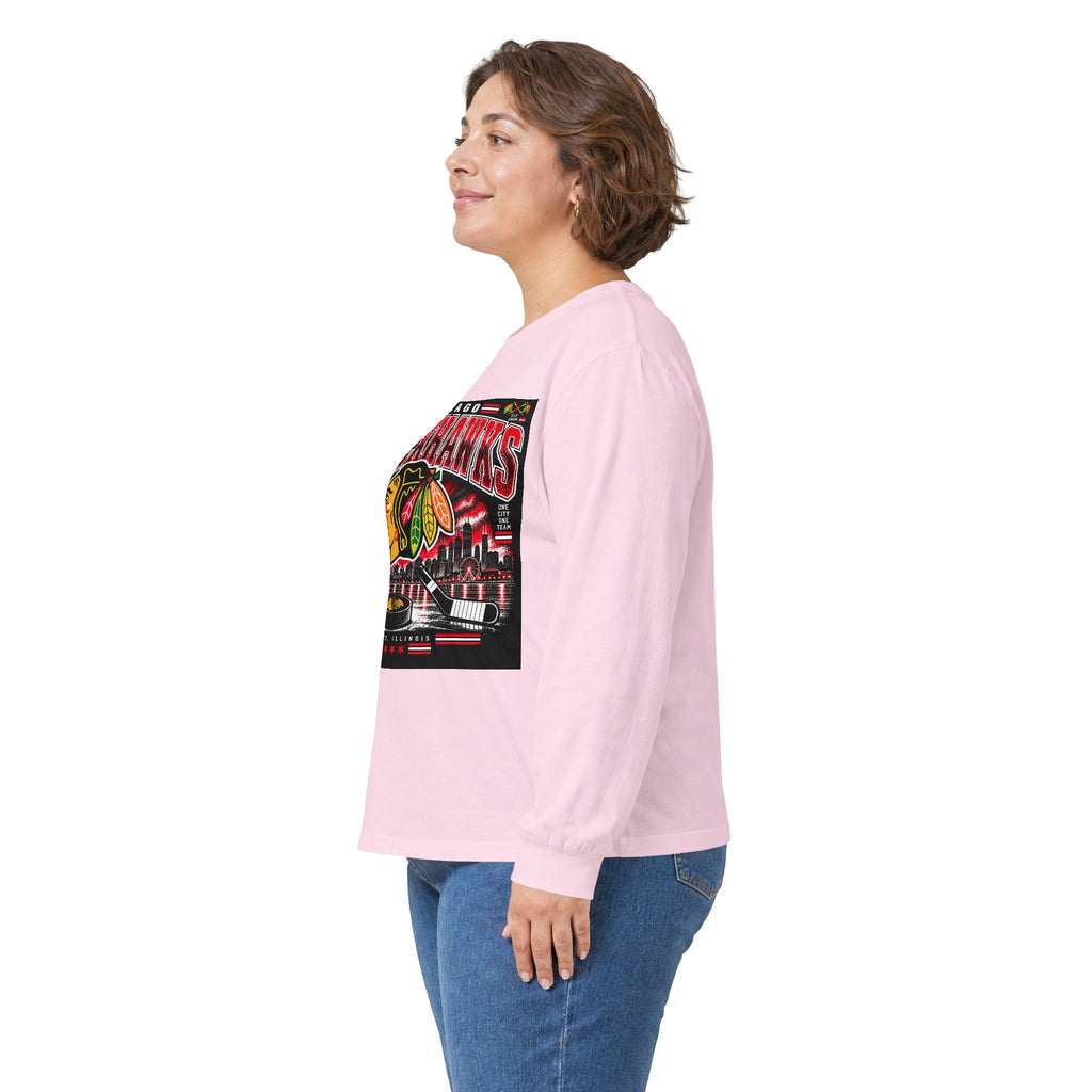 Chicago Blackhawks Heritage - Unisex Ultra Cotton Long Sleeve Tee