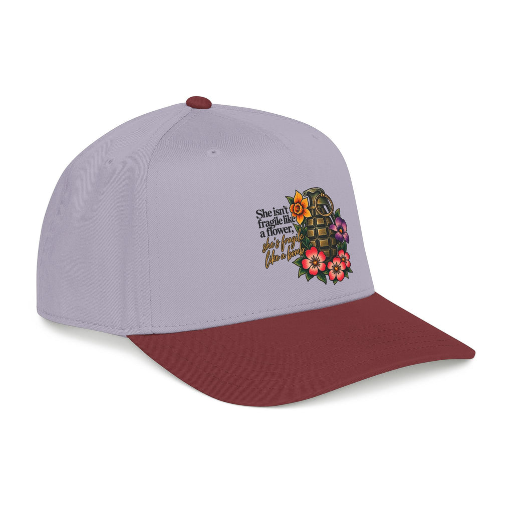 Fragile Like a Bomb - Floral Grenade - OTTO Baseball Hat