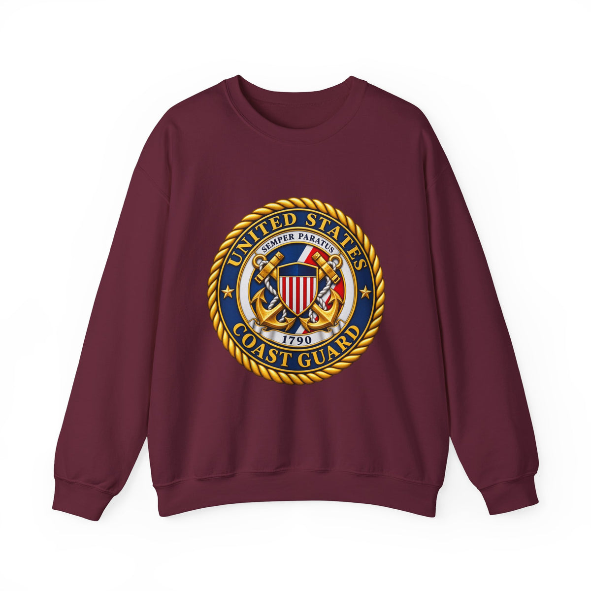 U.S. Coast Guard Emblem - Crewneck Sweatshirt
