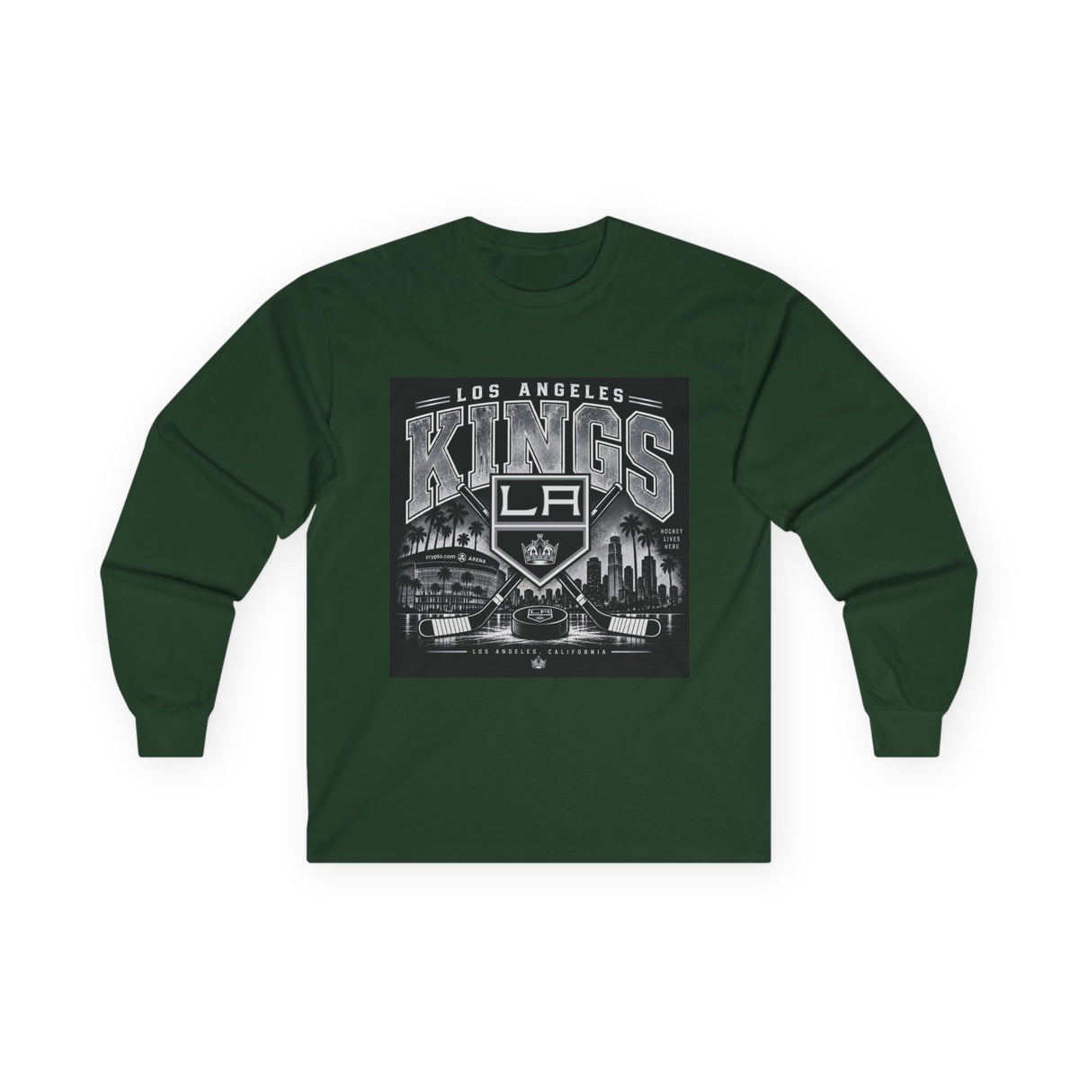 LA Kings Hockey Lives Here - Unisex Ultra Cotton Long Sleeve Tee