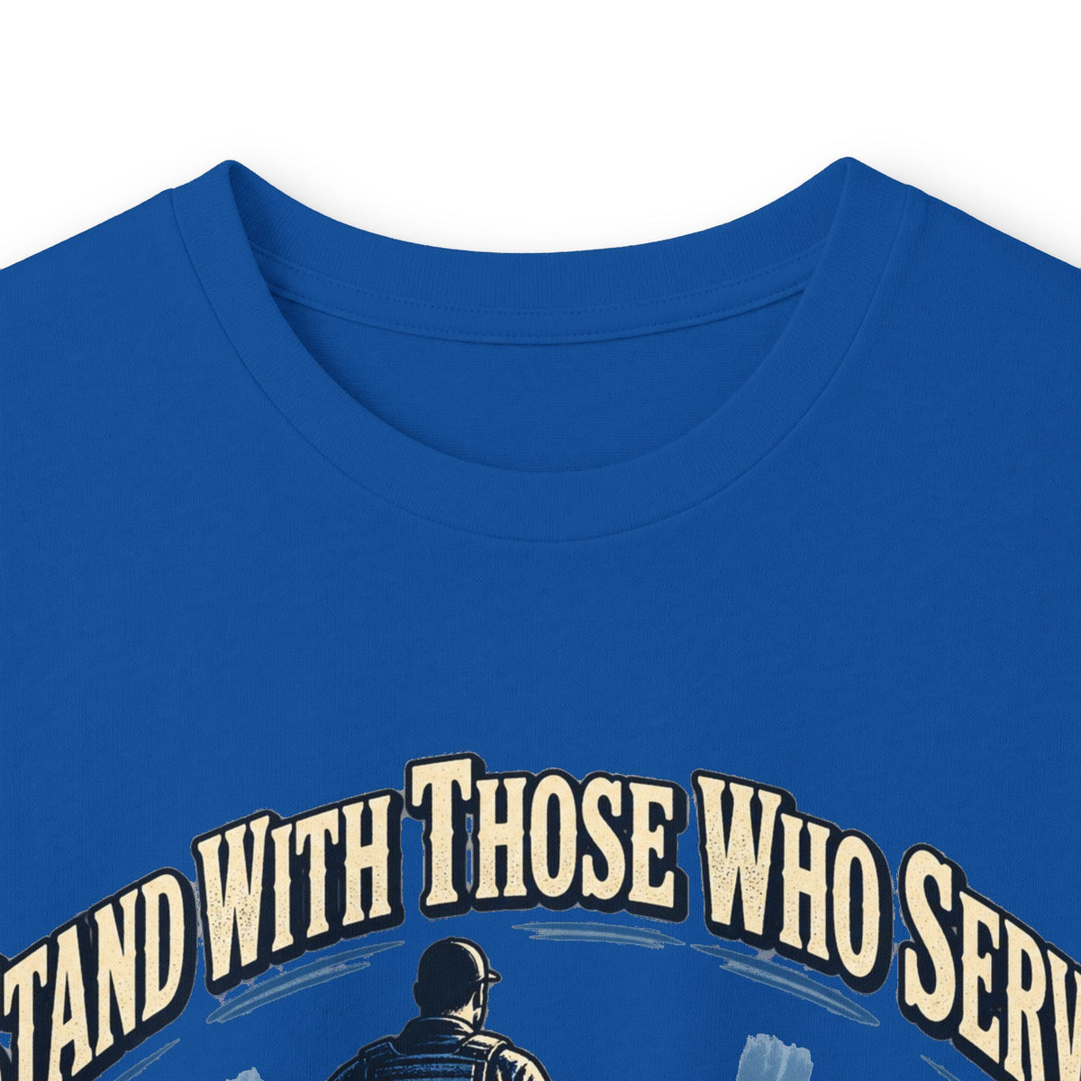 Stand With Those Who Serve Police K9 - Unisex Ultra Cotton Long Sleeve Tee
