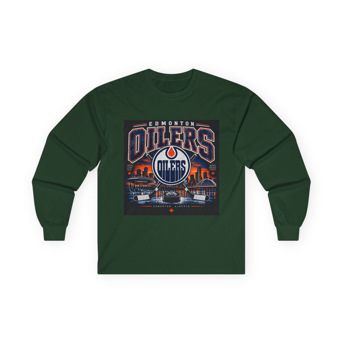 Edmonton Oilers Hockey Pride - Unisex Ultra Cotton Long Sleeve Tee