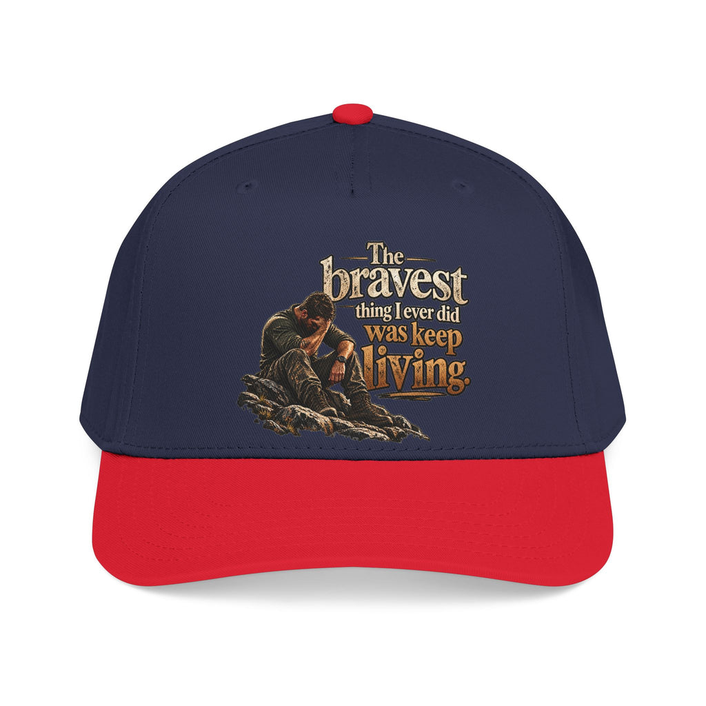 The Bravest Thing I Ever Did Was Keep Living - OTTO Baseball Hat