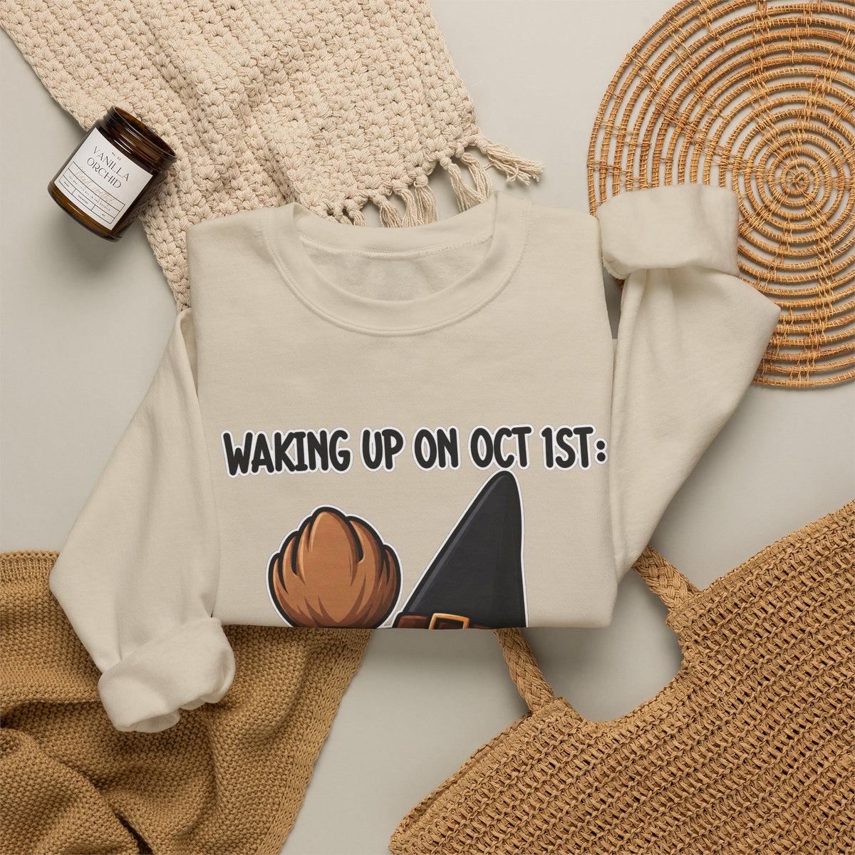 Waking Up On Oct 1st - Crewneck Sweatshirt
