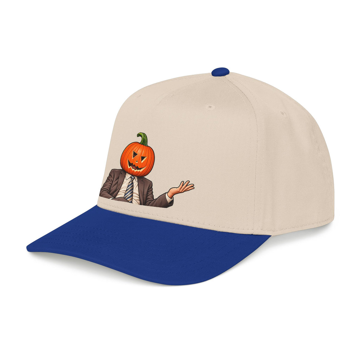 Pumpkin Head Office Cartoon - OTTO Baseball Hat