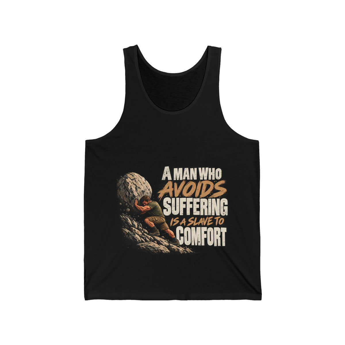 A Man Who Avoids Suffering - Athletic Tank