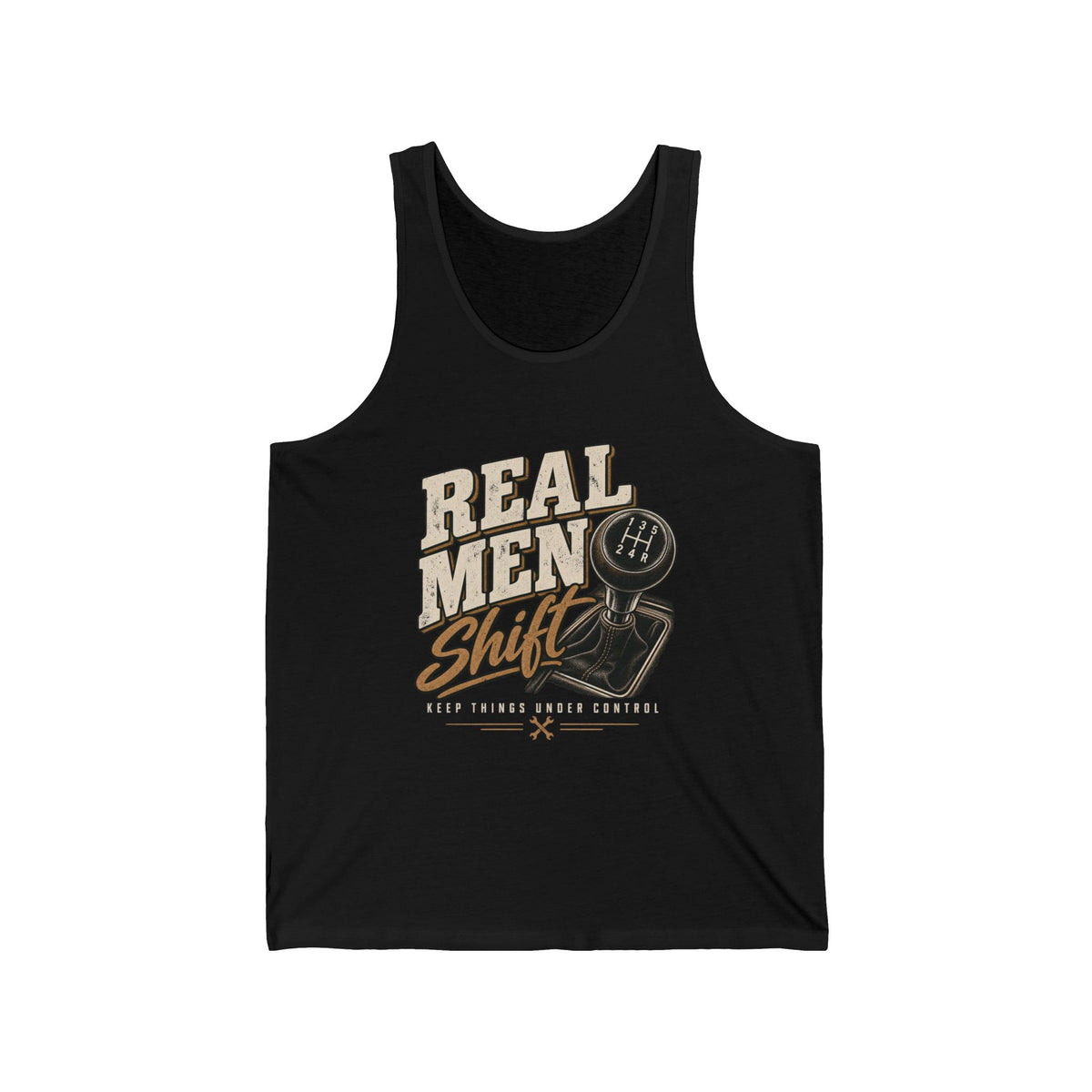 Real Men Shift - Athletic Tank