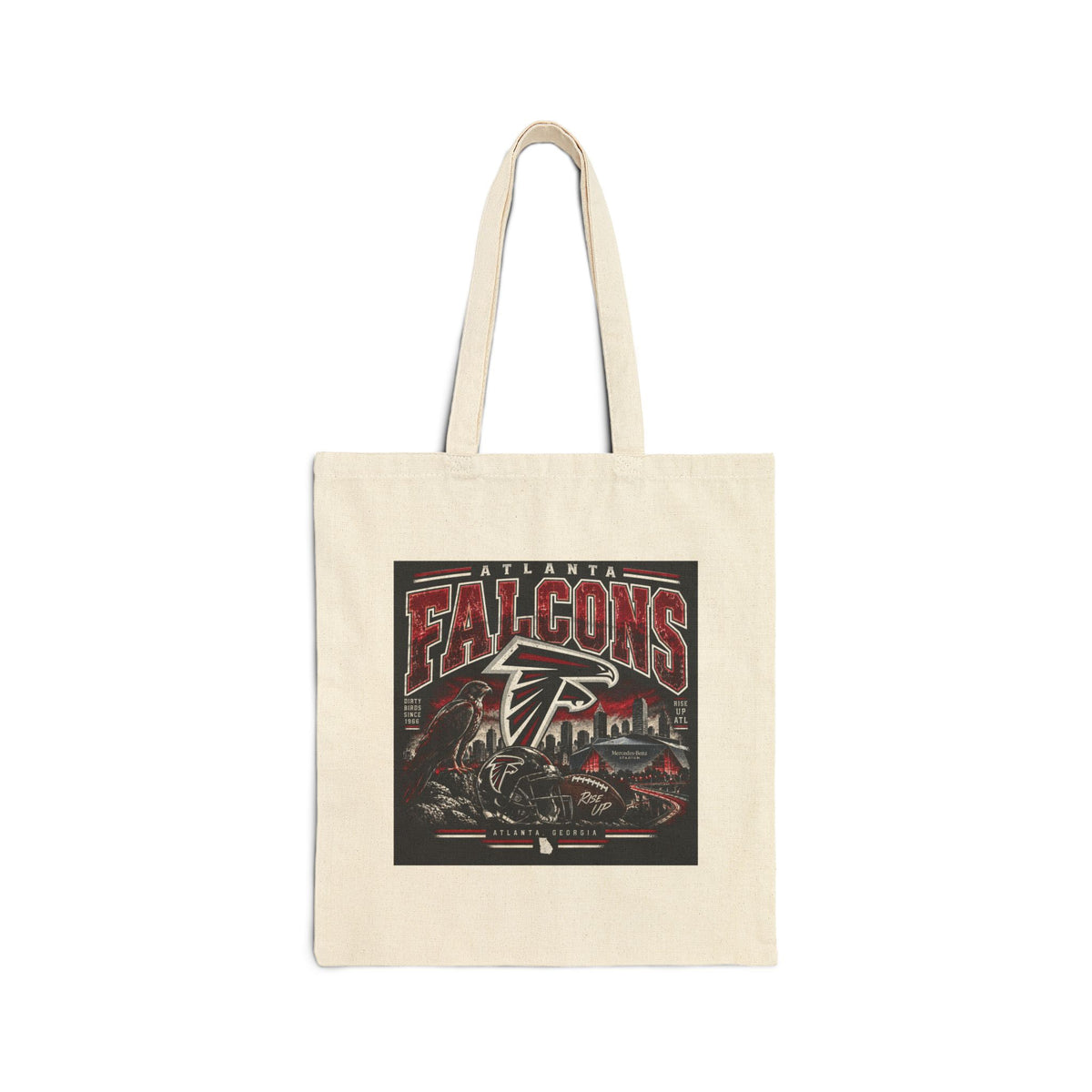 Atlanta Falcons Rise Up - Canvas Tote