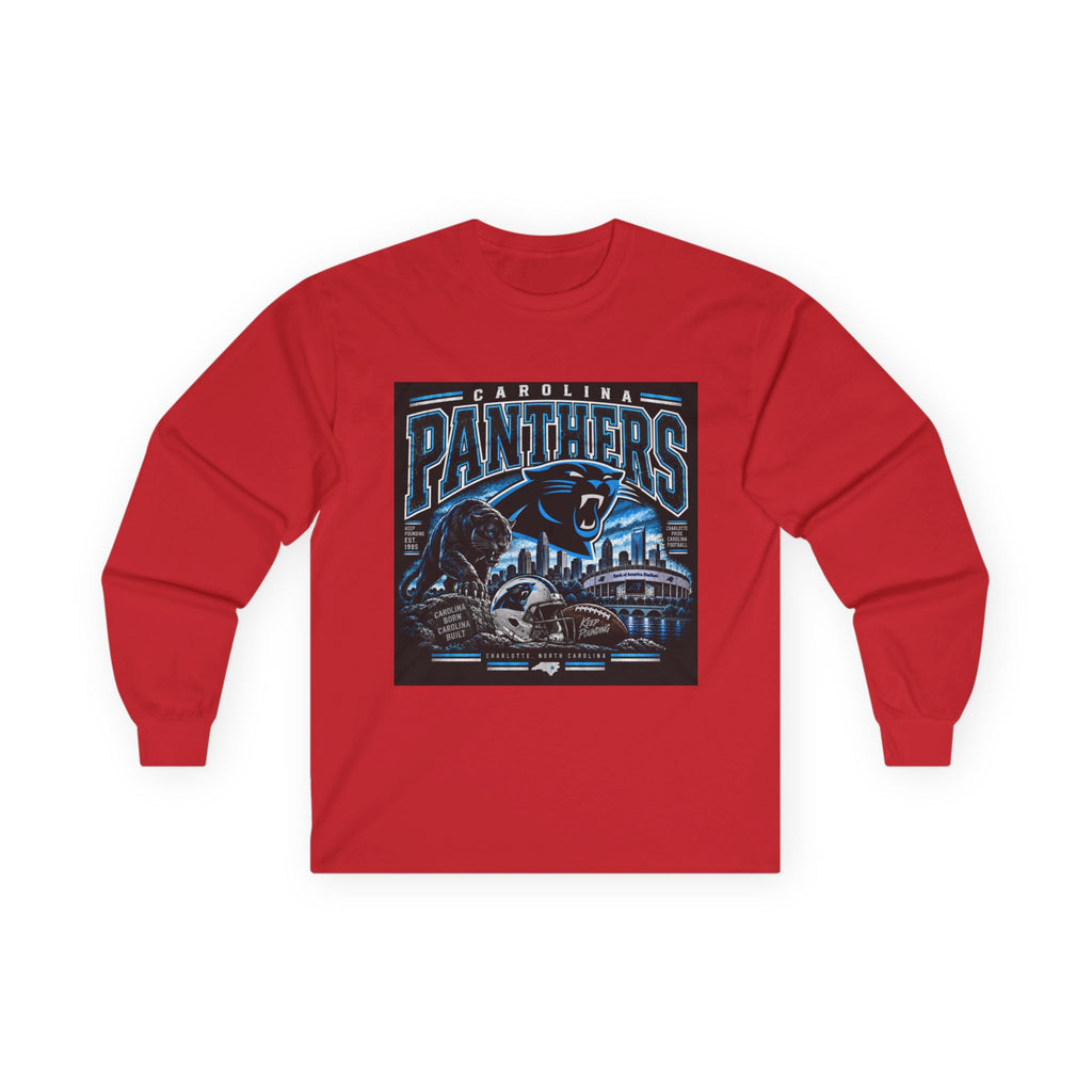 Carolina Panthers Keep Pounding - Unisex Ultra Cotton Long Sleeve Tee