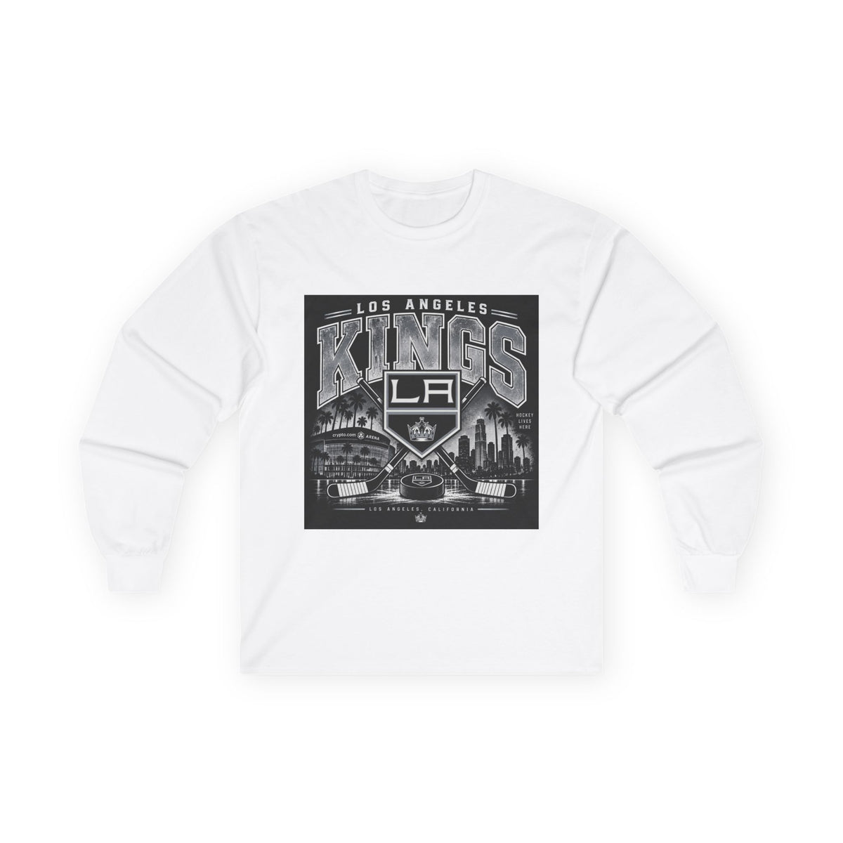 LA Kings Hockey Lives Here - Unisex Ultra Cotton Long Sleeve Tee