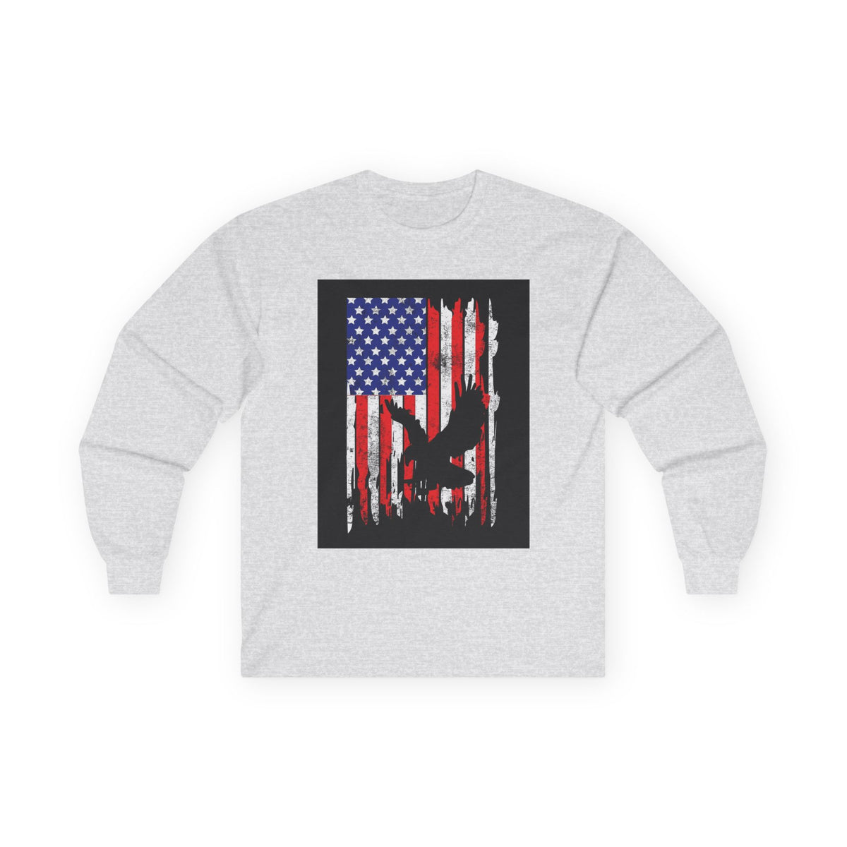 Old Glory Eagle - Unisex Ultra Cotton Long Sleeve Tee