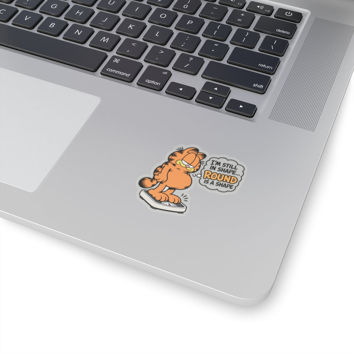 Round Shape Garfield - Kiss-Cut Sticker