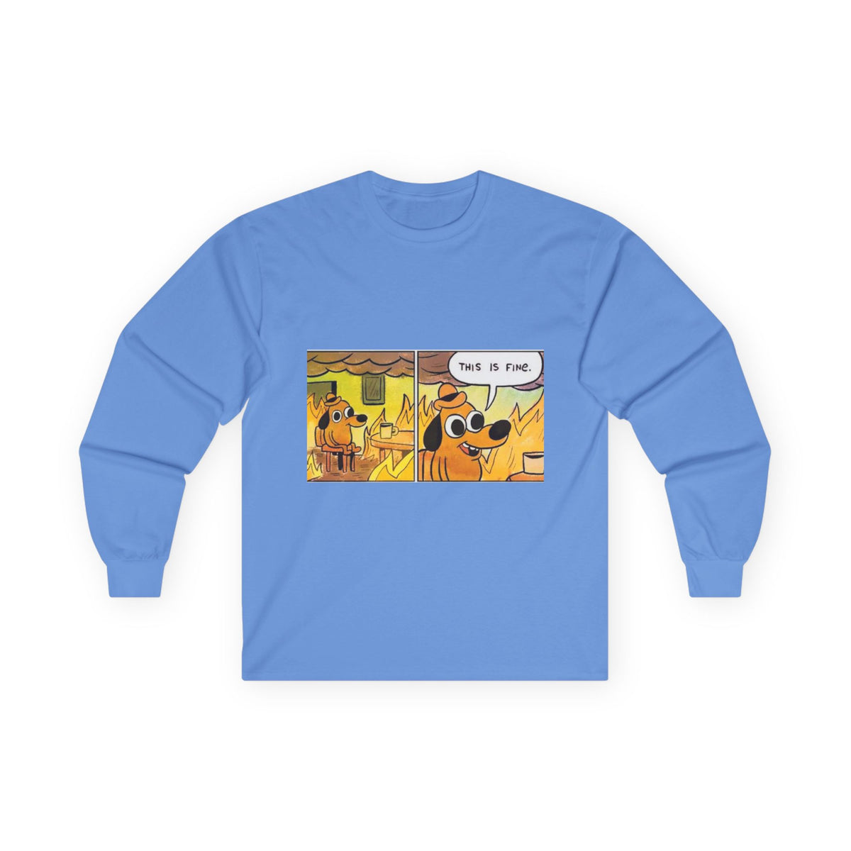 This Is Fine - Unisex Ultra Cotton Long Sleeve Tee
