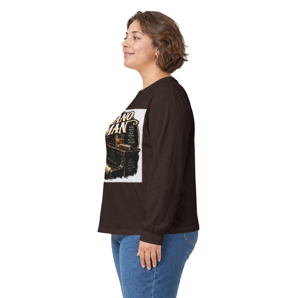 Piano Man Retro Bar - Unisex Ultra Cotton Long Sleeve Tee