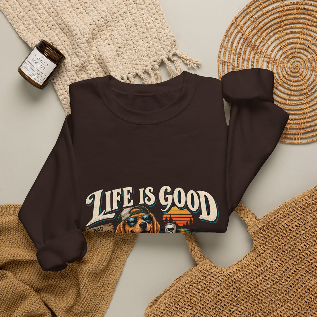 Life is Good Floatin' - Crewneck Sweatshirt