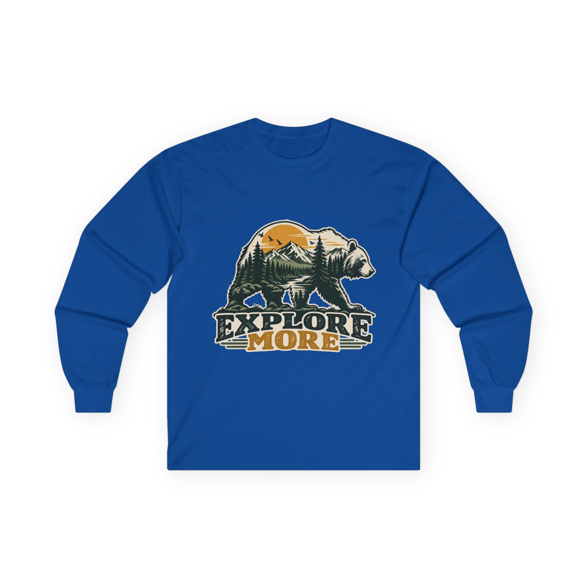 Explore More Bear - Unisex Ultra Cotton Long Sleeve Tee