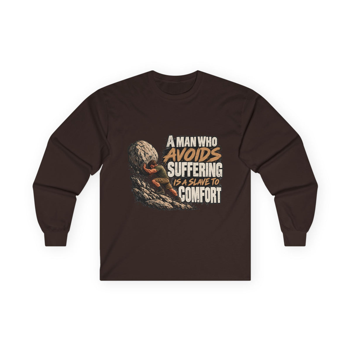 A Man Who Avoids Suffering - Unisex Ultra Cotton Long Sleeve Tee