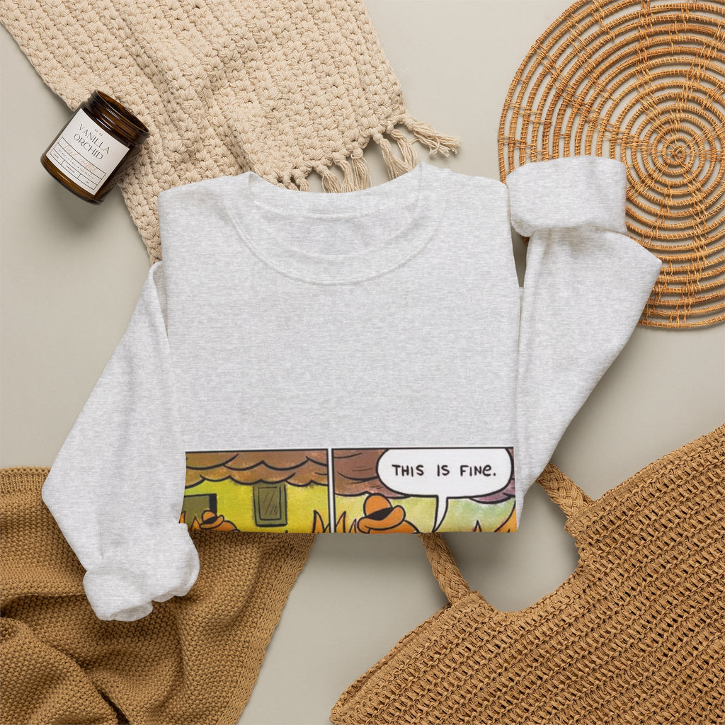 This Is Fine - Crewneck Sweatshirt