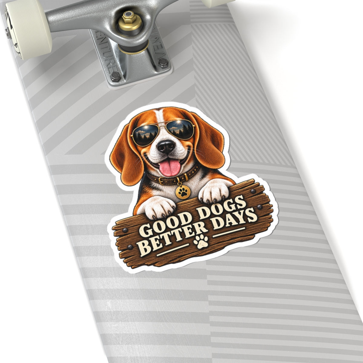 Good Dogs, Better Days - Kiss-Cut Sticker