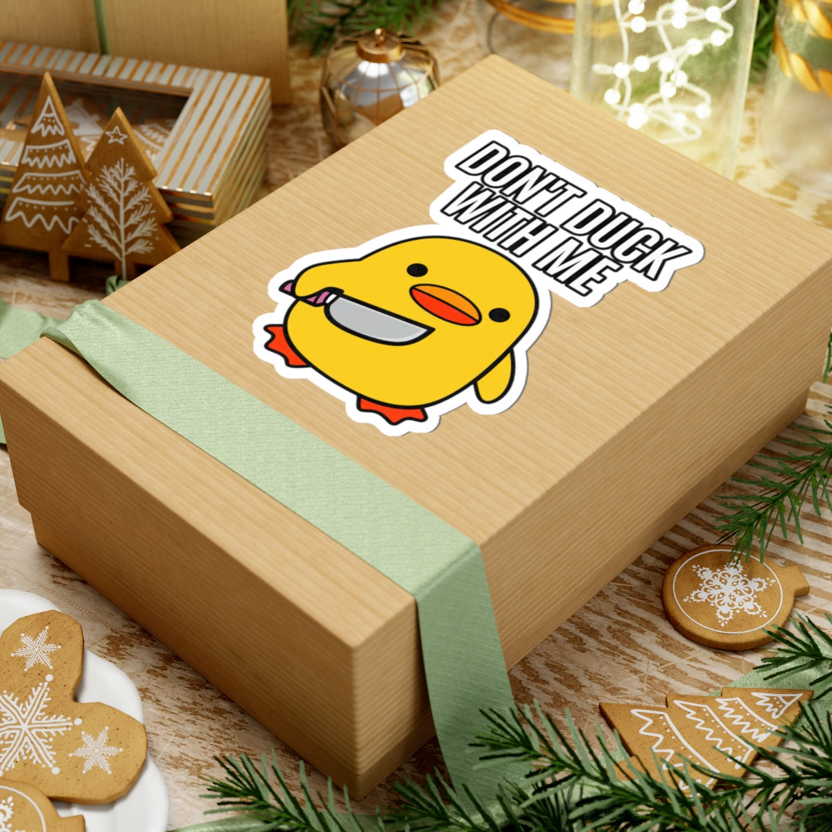 Duck With Me - Kiss-Cut Sticker