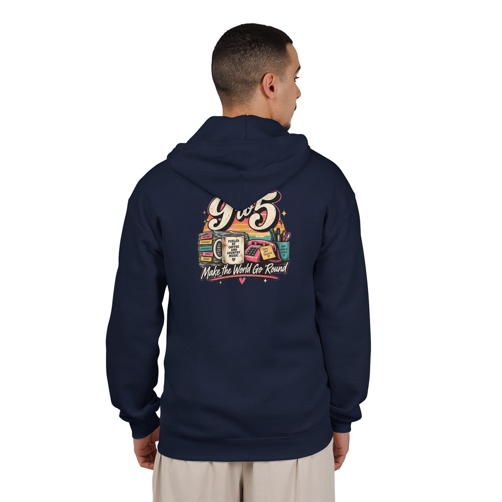 9to5 Make the World Go Round - Full-Zip Hooded Sweatshirt