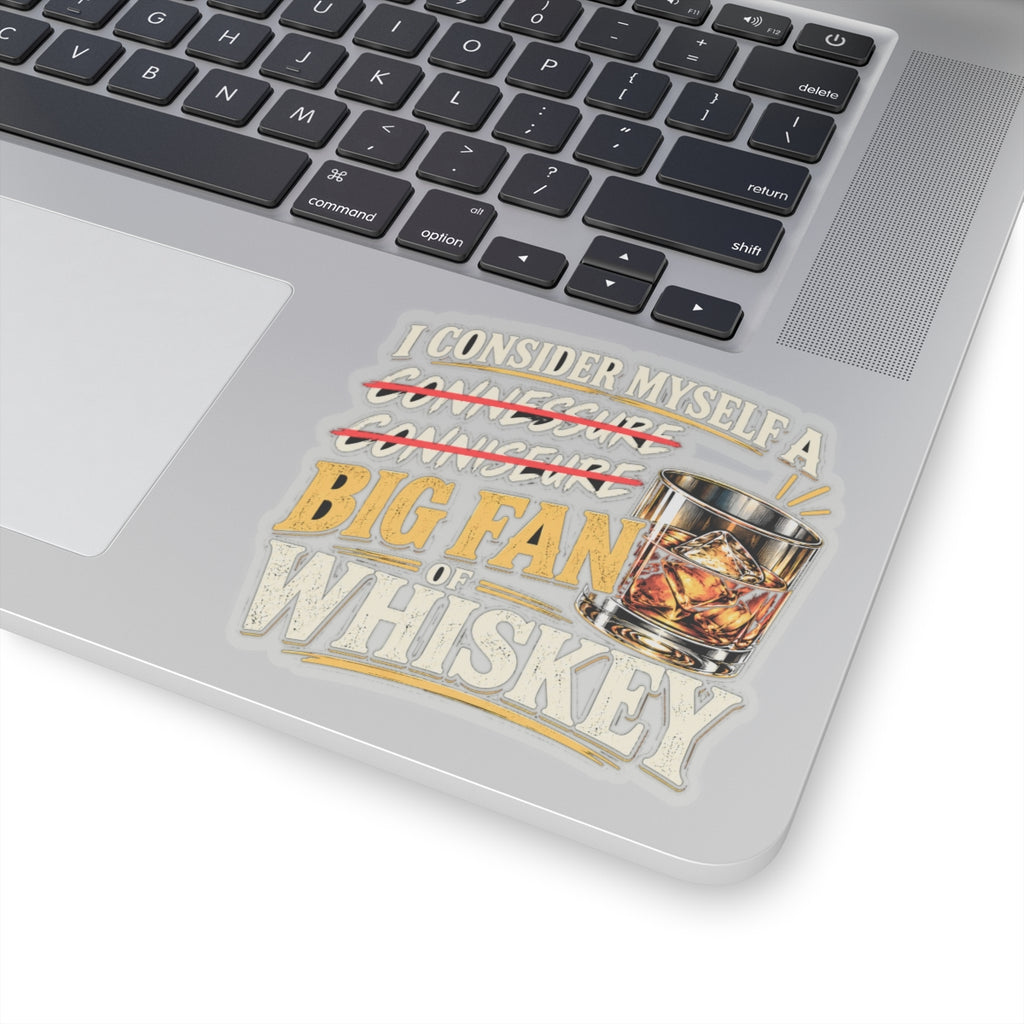 Big Fan of Whiskey - Kiss-Cut Sticker