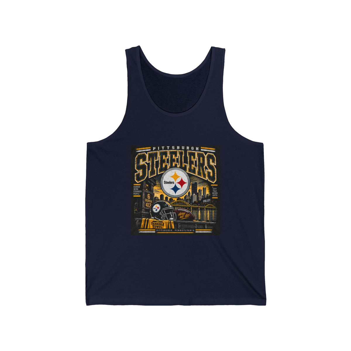 Pittsburgh Steelers Steel City Pride - Athletic Tank