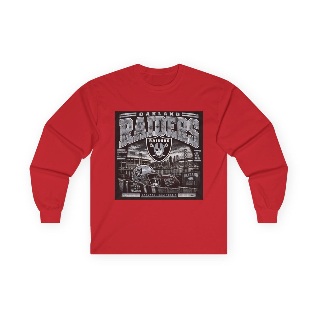 Oakland Raiders Black Heritage - Unisex Ultra Cotton Long Sleeve Tee