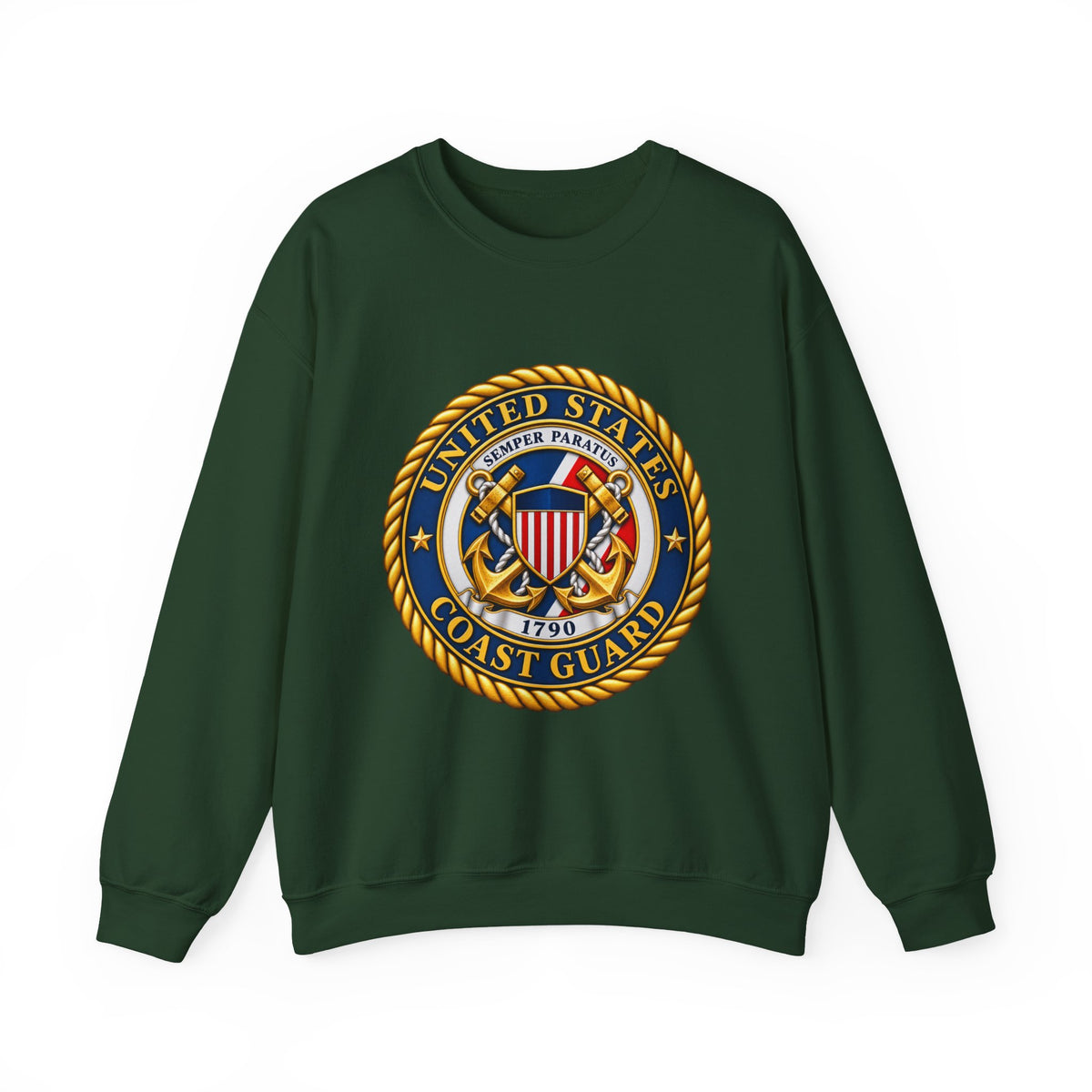 U.S. Coast Guard Emblem - Crewneck Sweatshirt