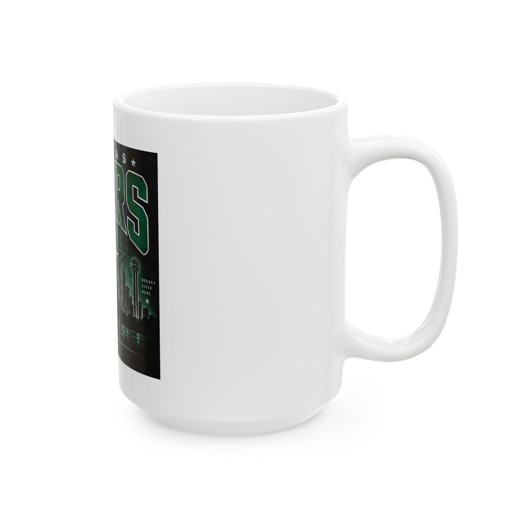 Dallas Stars Skyline Tee - Ceramic Mug 11oz and 15oz