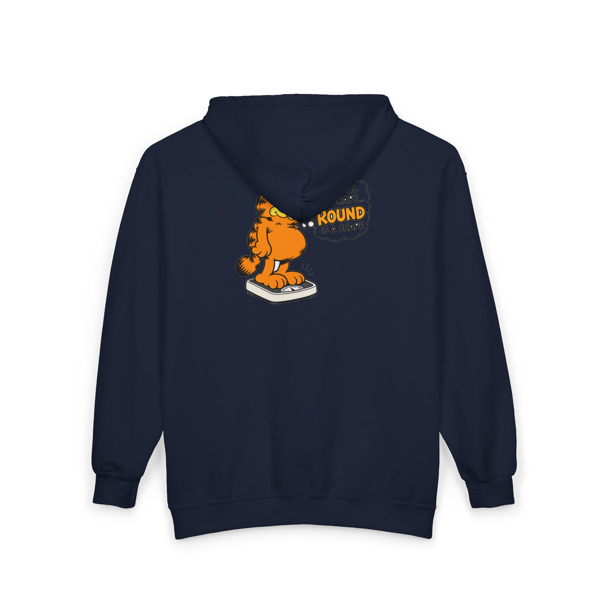 Round Shape Garfield - Full-Zip Hooded Sweatshirt
